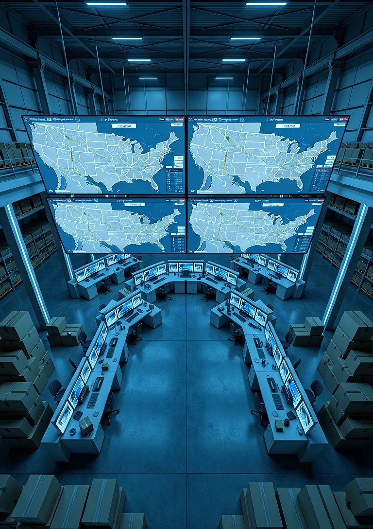 Logistics modernization conceptual scene